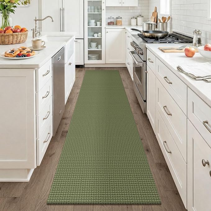 KOZYFLY Cotton Runners for Hallway 2x8, Washable Runner Rug, Woven Non Slip - Image 2