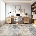3x5 Rug for Living Room: Washable Large Abstract Modern Soft Rugs Stain - Image 8
