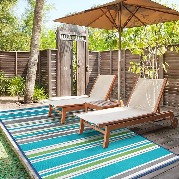 Outdoor Patio Plastic Rug Waterproof - Image 3