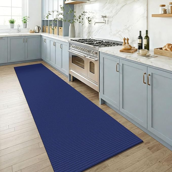KOZYFLY Cotton Runners for Hallway 2.5'x8', Washable Runner Rug, Woven Non Slip - Image 2