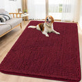 Smiry Dog Door Mat for Muddy Paws 70x35, Absorbent Dirt Trapper, Non-Slip by Smiry