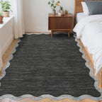 GarveeHome Scalloped Area Rug 4x6 - Image 3