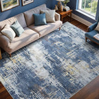 6x9 Ft Large Area Rugs for Living Room, Soft Non-Slip Washable Rugs Modern by Cuzwlovita