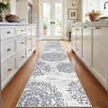 HEBE Hallway Runner Rug 3'x16' Washable Vintage Distressed Area Rugs Non Slip by HEBE