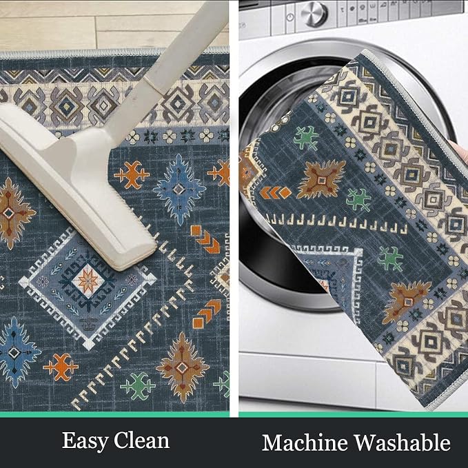 HEBE Boho Kitchen Rug Sets 3 Piece - Image 5