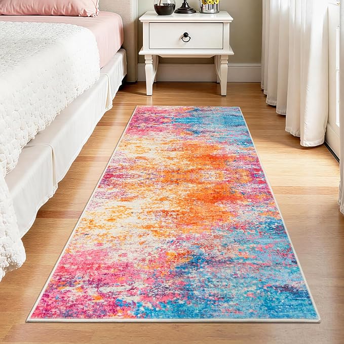 Rugflix 2x6 Runner Rug for Entryway, Kitchen Rugs Soft Non-Slip Washable - Image 3
