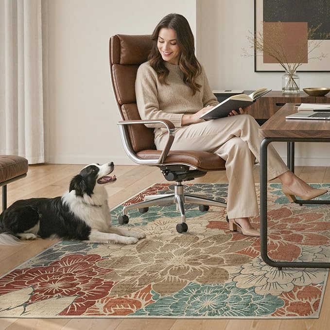 48"x60" Office Chair Mat for Hardwood Tile Floor, Under Desk Carpet Protector - Image 7