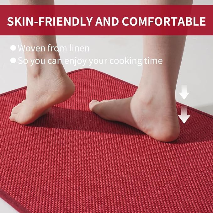 YDKGL Kitchen Mats for Floor, Super Absorbent Kitchen Rugs Non Slip Washable - Image 6