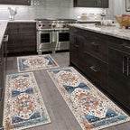 HEBE Boho Kitchen Rug Sets 3 Piece - Image 9