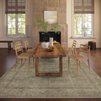 Washable Area Rugs for Living Room: 6x9 Bedroom Rug Boho Vintage Rugs Stain - Image 5