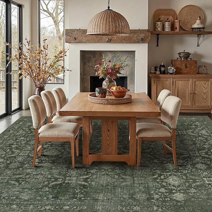 Rugxara 8x10 Area Rugs for Living Room Bedroom, Large Washable Rug, Non Slip & - Image 4