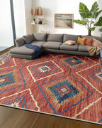 BESTSWEETIE Area Rug 10x14 Rug Machine Washable Non-Slip Low Pile Print Pattern - Image 7