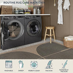 Lahome Enfys Modern Rainbow Easy Jute Carpet, 8x10 Living Room Rugs Indoor - Image 5