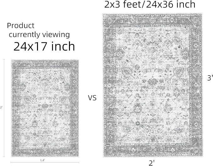 Area Rugs 24x17 Inch Home Decor Entry Rug, Small Door Mat Bath Mats - Image 2