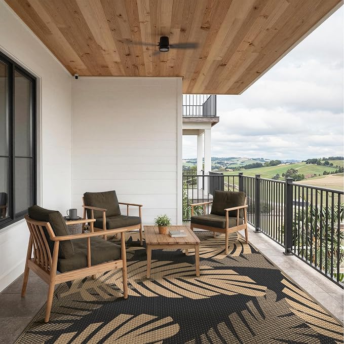 GENIMO Waterproof Outdoor Rug 5' x 8' - Image 6