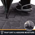 PURRUGS Dirt Trapping Door Mat 20" x 31.5", Non-Slip Machine Washable Entry Rug - Image 5