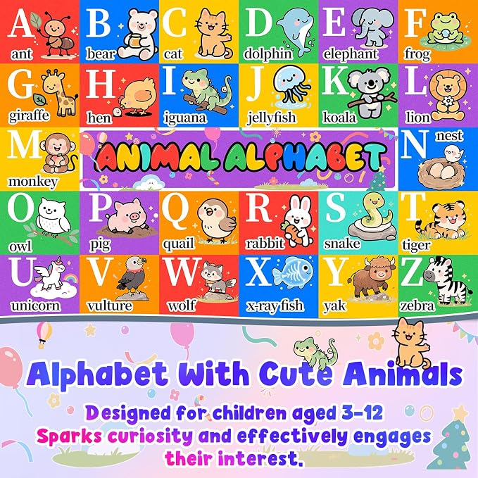 Non-Slip & Soft Kids Alphabet Rug - Image 2