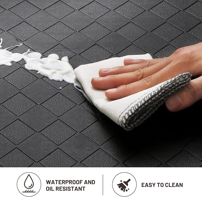 HappyTrends Kitchen Mat Cushioned Anti-Fatigue Kitchen Rug, Thick Waterproof - Image 5