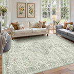 Rugxara 8x10 Washable Area Rug for Living Room, Extra Large Vintage Boho Rugs - Image 4