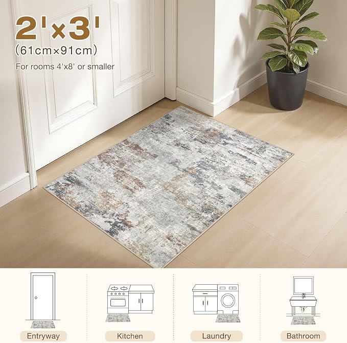 DMOYEST 2x3 Small Area Rug - Image 7