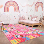Terrug Kids Rug for Playroom, Educational Classroom Rug for Kids Room, Washable - Image 3
