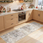 UERMEI 2x8 Washable Runner Rug for Hallway, Non Slip Low Pile Kitchen Carpet - Image 4