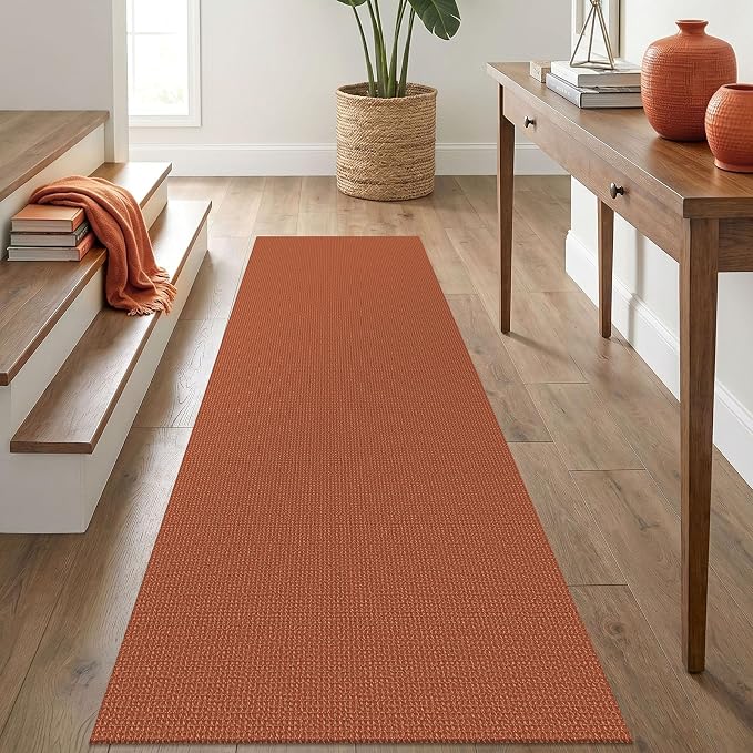 IOHOUZE Washable Runner Rug 2.6x8 Non Slip Rubber Backed Wide Hallway Runner by iOhouze
