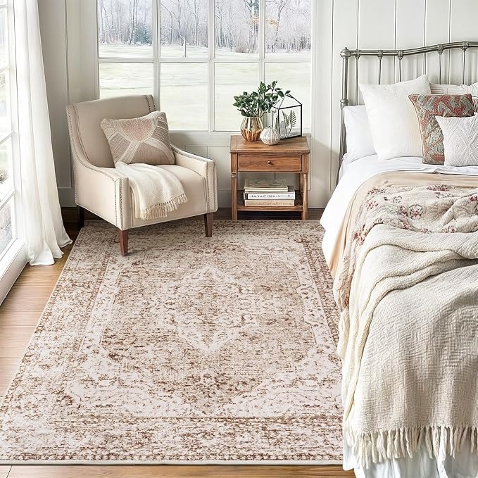 Lofus 4x6 Area Rugs for Living Room, Washable Area Rug, Rugs for Bedroom by Lofus