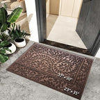 Bulijojo Front Door Mat Entrance, Durable Heavy Duty Welcome Mat, Thick - Image 2