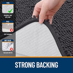 OLANLY Large Bathroom Rugs 44x32, Extra Soft Absorbent Chenille Bath Rugs - Image 6