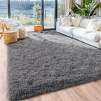 5x7 Fluffy Fuzzy Area Rug for Living Room Bedroom, Ultra Soft Rugs for Living - Image 7