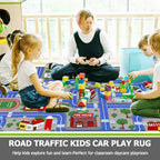 Capslpad Blue Car Road Kid Rug Carpet Playmat - Image 6