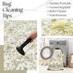Greyish Beige Runner Rugs 2x6 for Hallway Kitchen Bedroom Beside Laundry Room - Image 5