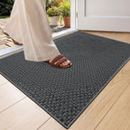 Color&Geometry Ultra-Thin Indoor Door Mat, Washable Doormat by COLORG
