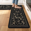 LEEVAN Cushioned Kitchen Mats for Floor 2 Piece, Anti Fatigue Mats for Kitchen by LEEVAN