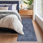 Hazo Haus Non Slip 2x6 Dark Blue Kitchen Runner Rug - Image 7