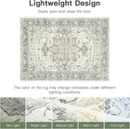 Lofus 8x10 Area Rugs for Living Room, Machine Washable Non-Slip Area Rug - Image 5