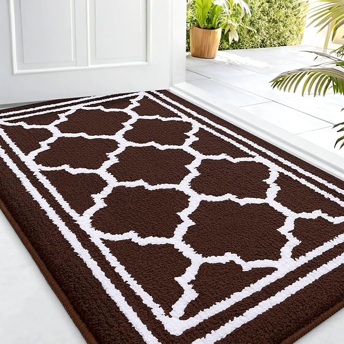 Buganda Indoor Door Mat, Dirt-Resistant and Absorbent Doormat, Low Profile by Buganda