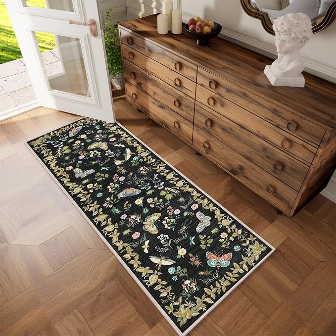 Washable Runners for Hallways Kitchen Rugs: 2'6"x8' Runner Rug Stain Resistant - Image 7