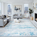 6x9 Area Rugs Washable Rug:Anti-Skid Abstract Modern Living Room Rug Soft Thin by Crority