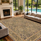Area Rug for Living Room, 10x12 Large Washable Rugs for Dining Room, Non Slip - Image 2