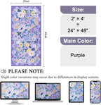 DUKINO 2x4 Rug for Entryway, Washable Kitchen Floral Runner Rug - Image 2
