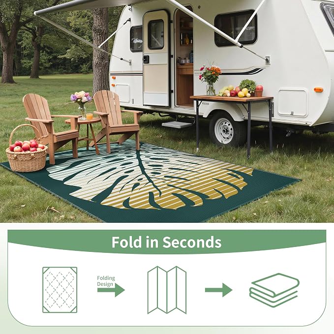 GENIMO Outdoor Rug 6' x 9' Waterproof - Image 7