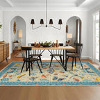 Mushroom Insect 8x10 Area Rugs, Washable Rugs - Image 3