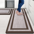 Mattitude Kitchen Mats Set of 2 Cushioned 0.47 inch Thick Rugs Non-Skid by Mattitude