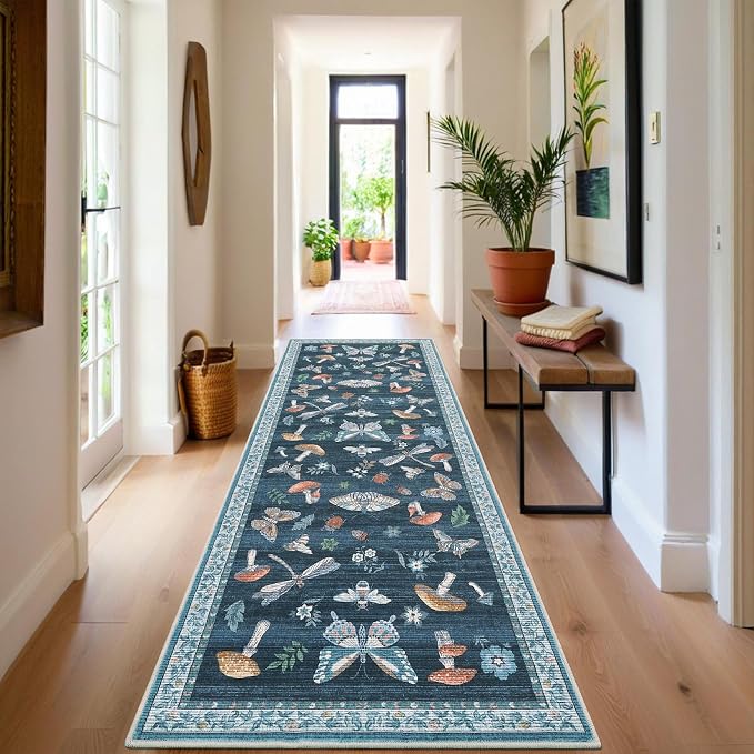 2.5x8 Runner Rug for Hallway Washable Kitchen Rugs Non Slip - Image 3