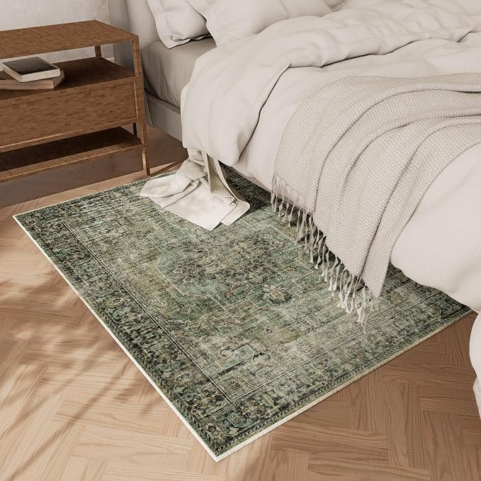 Machine Washable Throw Rugs for Entryway: Door Mat Indoor Entrance 2x3 Small - Image 3