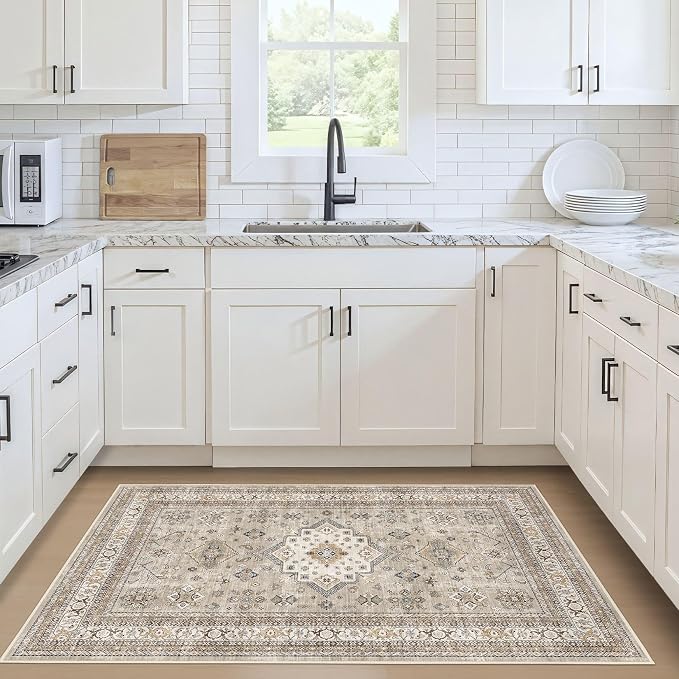 Vintage Living Room Area Rug 3x5 - Image 2