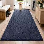 PURRUGS Dirt Trapping Door Mat 32" x 70", Non-Slip Machine Washable Entry Rug by PURRUGS