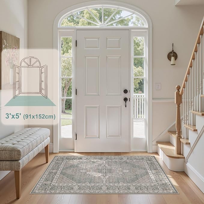 Tortania Area Rug Living Room Rugs - Image 2